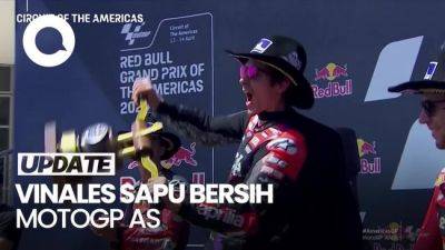 Maverick Viñales - Pedro Acosta - Vinales Juara MotoGP AS, Marquez Crash - sport.detik.com