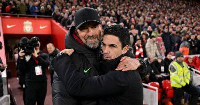 Klopp and Arteta attempt Man City title race mind games after Liverpool and Arsenal defeats