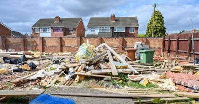 Homeowner demolishes illegal 'monster mansion' but now faces court for 'eyesore' mess left behind