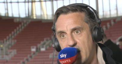 Gary Neville delivers damning Manchester United verdict after spotting worrying trend