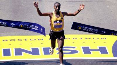Ethiopian national Sisay Lemma wins Boston Marathon - foxnews.com - Ethiopia - county Valencia - Kenya - county Marathon