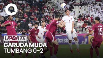 Bermain 9 Orang, Garuda Muda Tumbang 0-2 dari Qatar - sport.detik.com - Qatar - Indonesia