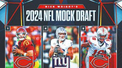NFL mock draft: Nick Wright has Bears pair Caleb Williams, Marvin Harrison Jr.