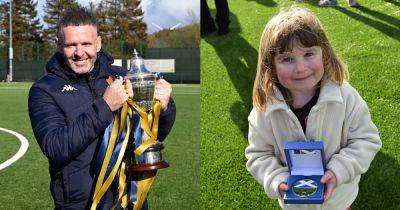 East Kilbride - Mick Kennedy - East Kilbride boss gifts 'No.1 fan' Lowland League winners' medals as family hail incredible gesture - dailyrecord.co.uk