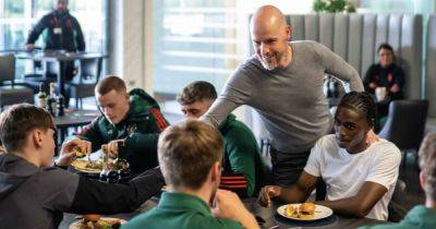 What Erik ten Hag told 'best of mates' Manchester United youngsters after title success
