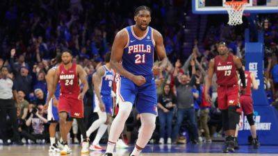 Sixers outduel Heat down stretch to clinch No. 7 seed in East - ESPN