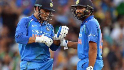 Rohit Sharma - Dinesh Karthik - Rohit Sharma's Honest "MS Dhoni And Dinesh Karthik" Verdict For T20 World Cup Selection - sports.ndtv.com - Usa - India