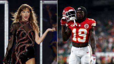 Taylor Swift dissed Travis Kelce's Chiefs teammate in new album, fans claim - foxnews.com - county Eagle - state Arizona - county Travis