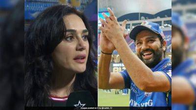 Rohit Sharma - Punjab Kings - Preity Zinta Breaks Silence On Viral 'Will Bet Life To Get Rohit Sharma' Quote, Says, "In Poor Taste..." - sports.ndtv.com - India - county Kings