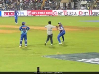 Watch: Rohit Sharma Scared As Massive Security Breach At Wankhede Stadium Startles All