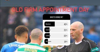 Kevin Clancy - John Beaton - Willie Collum - Nick Walsh - Steven Maclean - Bobby Madden names 4 Rangers vs Celtic referee candidates as he removes two from the ballot - dailyrecord.co.uk - Scotland - Instagram