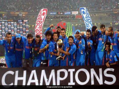 Sachin Tendulkar - Jay Shah - Sachin Tendulkar, Jay Shah Recall India's 2011 ICC Cricket World Cup Win - sports.ndtv.com - India - Sri Lanka