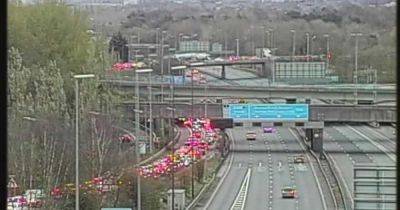 M60 LIVE traffic updates as emergency services rush to scene of vehicle fire