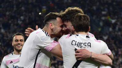 Massimiliano Allegri - Federico Chiesa - Juventus beat Lazio 2-0 in Coppa Italia semi-final first leg - channelnewsasia.com - Italy