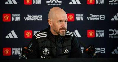 Every word Erik ten Hag said in Manchester United press conference as injury boosts confirmed