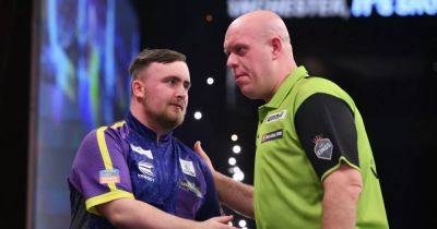 Michael van Gerwen's new two-word nickname for Luke Littler as pair's rivalry continues