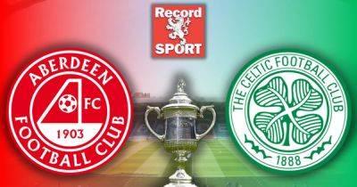 Brendan Rodgers - Callum Macgregor - Liam Scales - Aberdeen vs Celtic LIVE as Callum McGregor and Liam Scales return for holders - dailyrecord.co.uk - Scotland