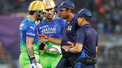 Virat Kohli - Royal Challengers Bengaluru - Faf Du Plessis - Why Punishing Virat Kohli For Showing Dissent On Field Is The Right Step For IPL - sports.ndtv.com - India