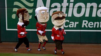 Philadelphia Phillies - DC-area sports team mascots turn Nationals' presidents race into all-out brawl in hilarious scene - foxnews.com - Washington - county George - state Texas - state Maryland - area District Of Columbia