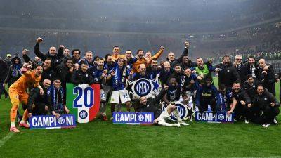 Inter Milan - Davide Calabria - Alexis Saelemaekers - Joshua Zirkzee - Marcus Thuram - Inter Milan claim Serie A title with derby victory - rte.ie - Spain