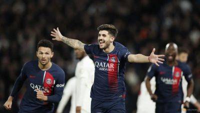 Paris St Germain - Goncalo Ramos - PSG close in on league title with 4-1 victory over Lyon - channelnewsasia.com - France - Monaco - county Lyon