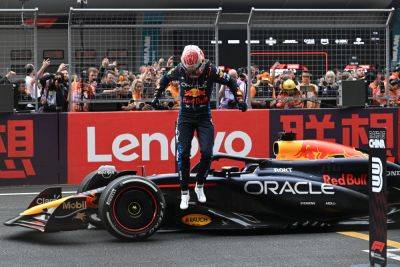 Max Verstappen powers to victory at Chinese Grand Prix