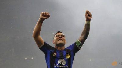 Sky Italia - Lautaro Martinez - Francesco Acerbi - International - Marcus Thuram - Inter's Martinez delighted with Scudetto win in Milan derby - channelnewsasia.com - Argentina