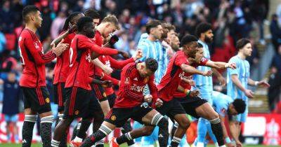 What two Manchester United players did during FA Cup semi-final celebrations should extend one career and end another