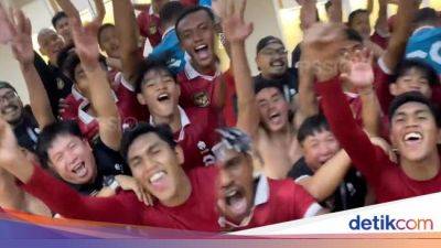 Momen Erick Thohir Bakar Semangat Penggawa Timnas Indonesia U-23