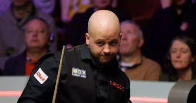 Luca Brecel - David Gilbert - Luca Brecel GLAD World Snooker Championship reign is over after shock opening day defeat to David Gilbert - dailyrecord.co.uk - Belgium - Scotland