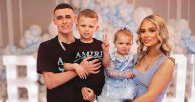 Man City star Phil Foden and partner Becca celebrate sweet baby news with Stockport County party - manchestereveningnews.co.uk - county Stockport
