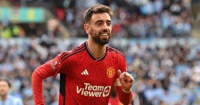 Bruno Fernandes - Rasmus Hojlund - Bruno Fernandes fires clear response to Manchester United celebrations after Coventry City win - manchestereveningnews.co.uk