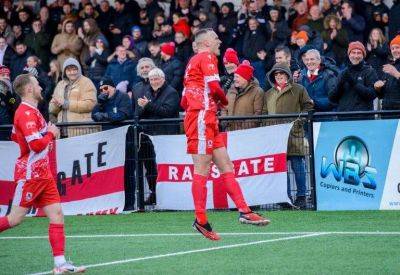 Ramsgate striker Joe Taylor on overtaking Micky Williamson as the club’s record goalscorer | Pair set to meet before final league game against Three Bridges