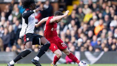 Liverpool dealt blow as Diogo Jota ruled out for fortnight