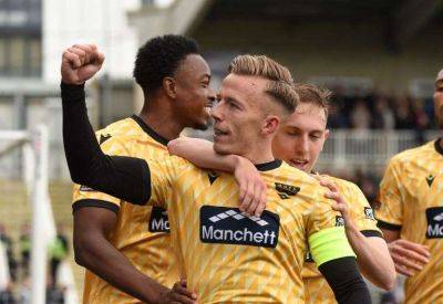 Maidstone United - Craig Tucker - George Elokobi - Gallagher Stadium - Maidstone United manager George Elokobi believes his side will thrive off a big home crowd in their play-off eliminator against Aveley - kentonline.co.uk - county Coleman