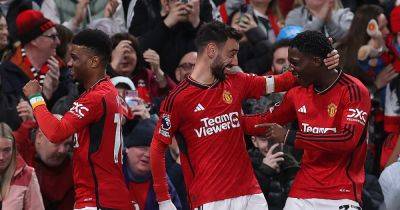 Bruno Fernandes - Harry Maguire - Diaz Ben-Brereton - Rasmus Hojlund - Manchester United have a surprise Player of the Season candidate in their two leaders this season - manchestereveningnews.co.uk
