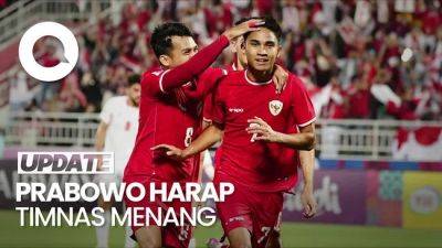Indonesia U-23 Vs Korsel, Prabowo Berdoa Garuda Muda Menang - sport.detik.com - Indonesia
