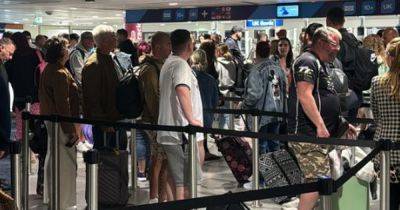 Manchester Airport LIVE: Huge queues after outage affects passport control