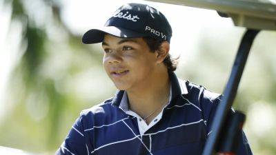 Charlie Woods competes in first US Open qualifier