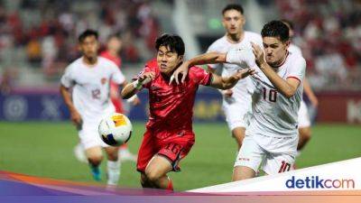Tim Merah Putih - Tim Garuda - Kim Min - Korsel Vs Indonesia: Menang Adu Penalti, Tim Garuda ke Semifinal - sport.detik.com - Qatar - Indonesia - county Lee