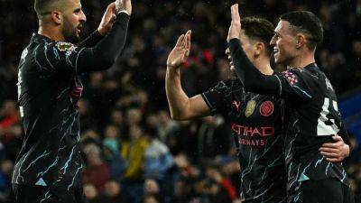 Manchester City Crush Brighton To Close Gap On Arsenal In Title Race