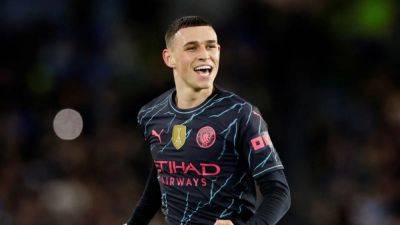Kevin De-Bruyne - Julian Alvarez - Phil Foden - Foden enjoying being front and centre at Man City - channelnewsasia.com