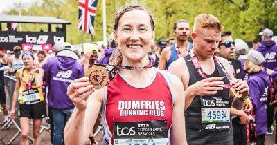 Dumfries runners join 50,000 participants in London Marathon - dailyrecord.co.uk - Britain - county Marathon