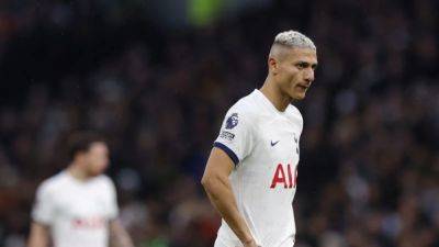 Richarlison back for rested Spurs in derby with leaders Arsenal