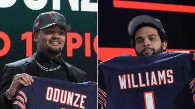 Bears' NFL Draft picks Caleb Williams, Rome Odunze already best friends after hilarious interaction in Detroit