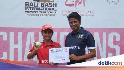 Rohmalia Pecahkan Rekor Dunia Cricket di Seri Bali Bush Internasional - sport.detik.com - Mongolia - Indonesia - Peru