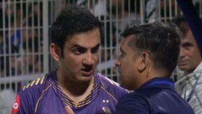 Watch: Gautam Gambhir Left Fuming By Umpire's Controversial Call, Gets Into Heated Discussion With Official