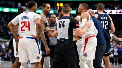 Russell Westbrook - Luka Doncic - Russell Westbrook, P.J. Washington ejected in chippy Mavs win - ESPN - espn.com - Usa - Washington - county Dallas - county Maverick