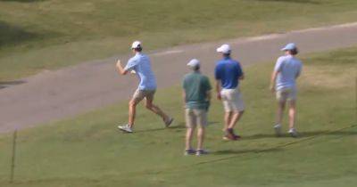 Fan CATCHES Brandt Snedeker's golf ball at Valero Texas Open to leave onlookers stunned in moment of madness