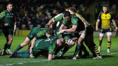 Cian Prendergast - Finlay Bealham - Elliot Dee - Rodney Parade - Dave Heffernan - Connacht edge out Dragons to stay in playoff mix - rte.ie